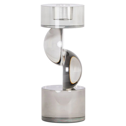 Candle holder Jennyl grey large