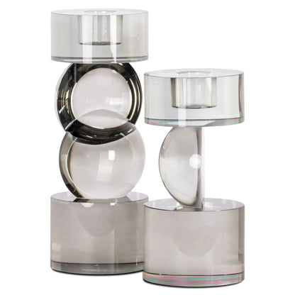 Candle holder Jennyl grey large