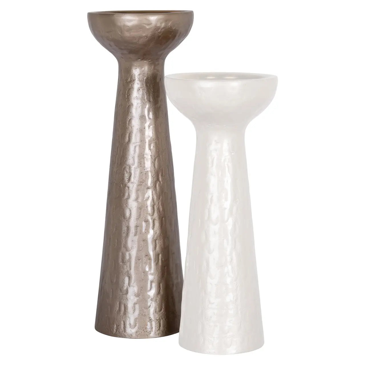 Candle holder Juana beige small