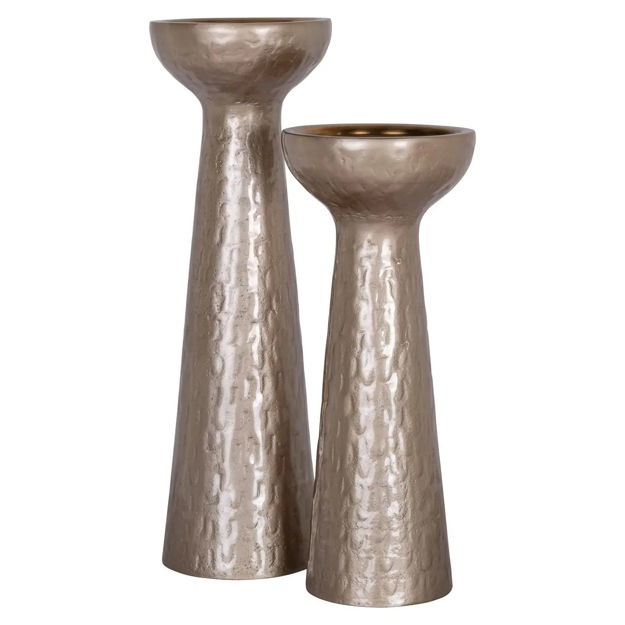 Candle holder Juana beige small