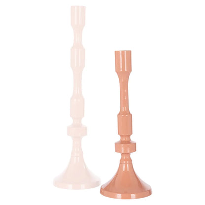Candle holder Kyra pink small