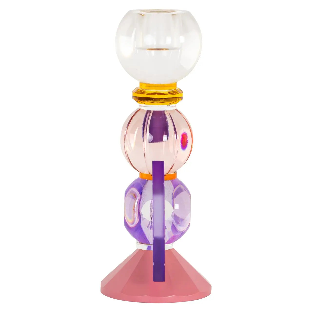 Candle holder Liony pink