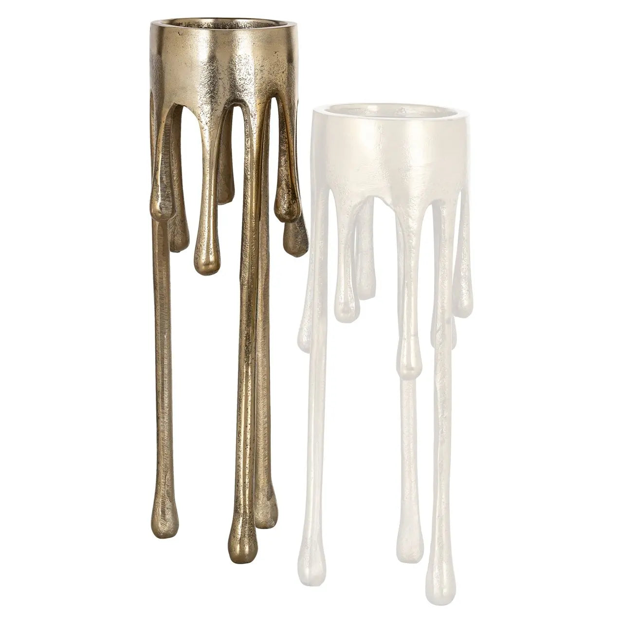 Candle holder Lorin brushed gold large