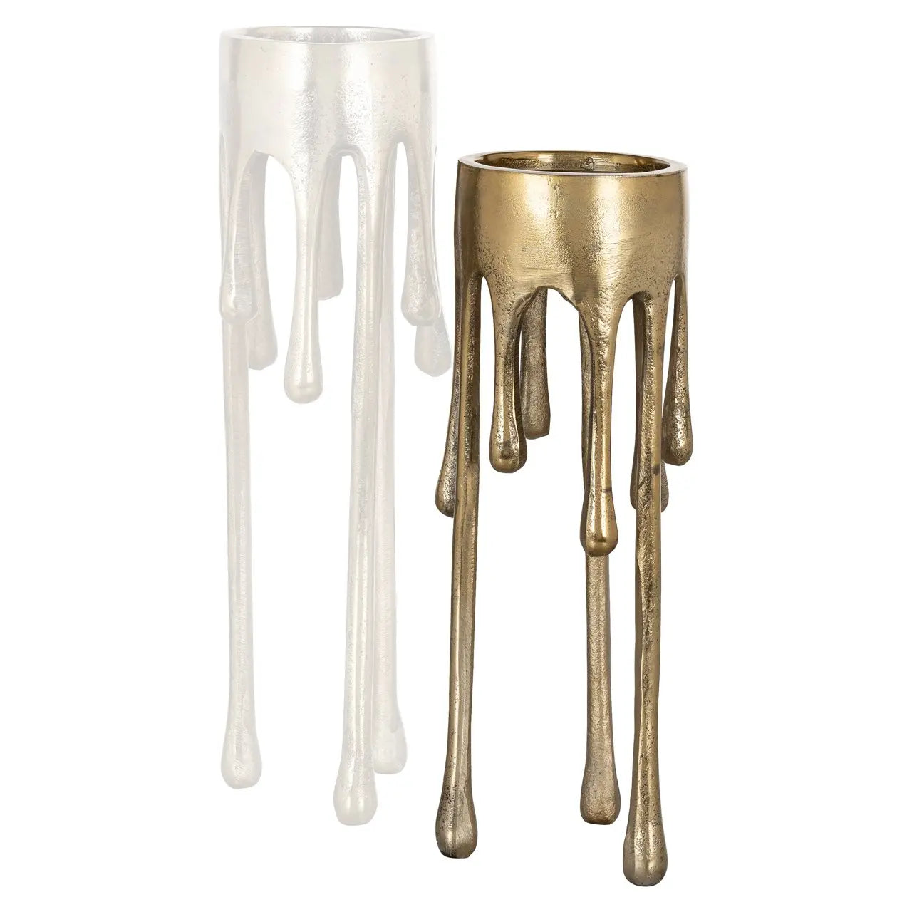 Candle holder Lorin brushed gold small