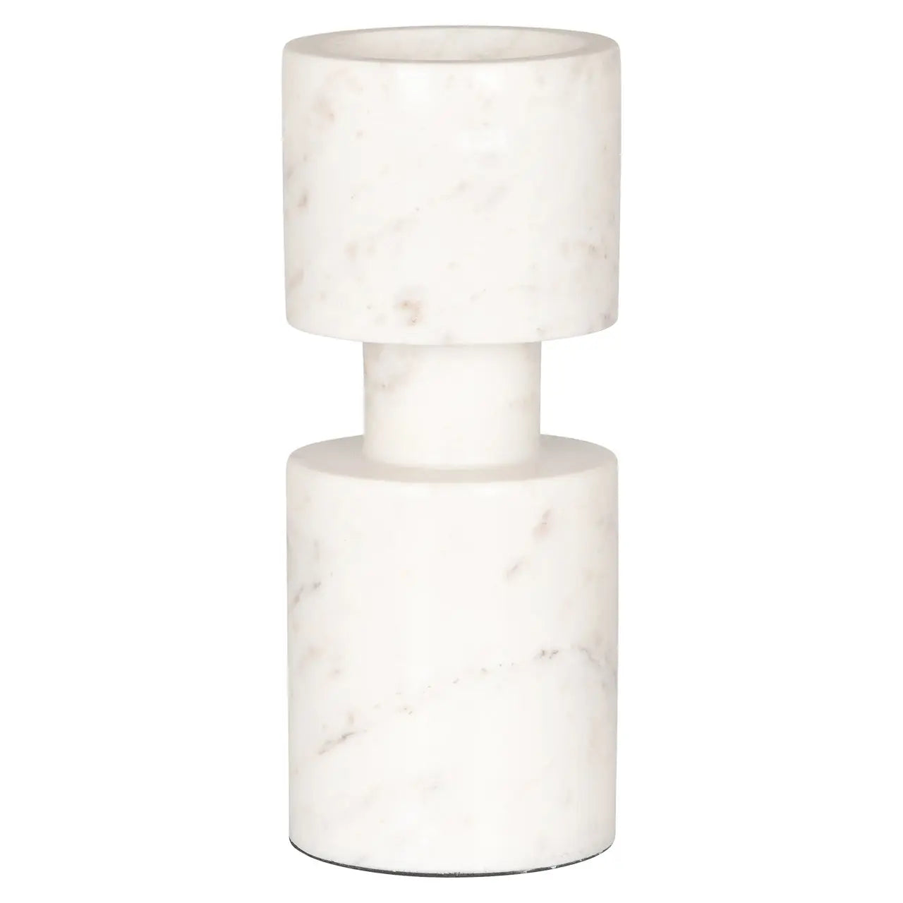 Candle holder Melle white large
