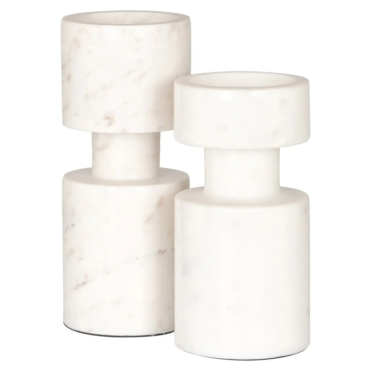 Candle holder Melle white large