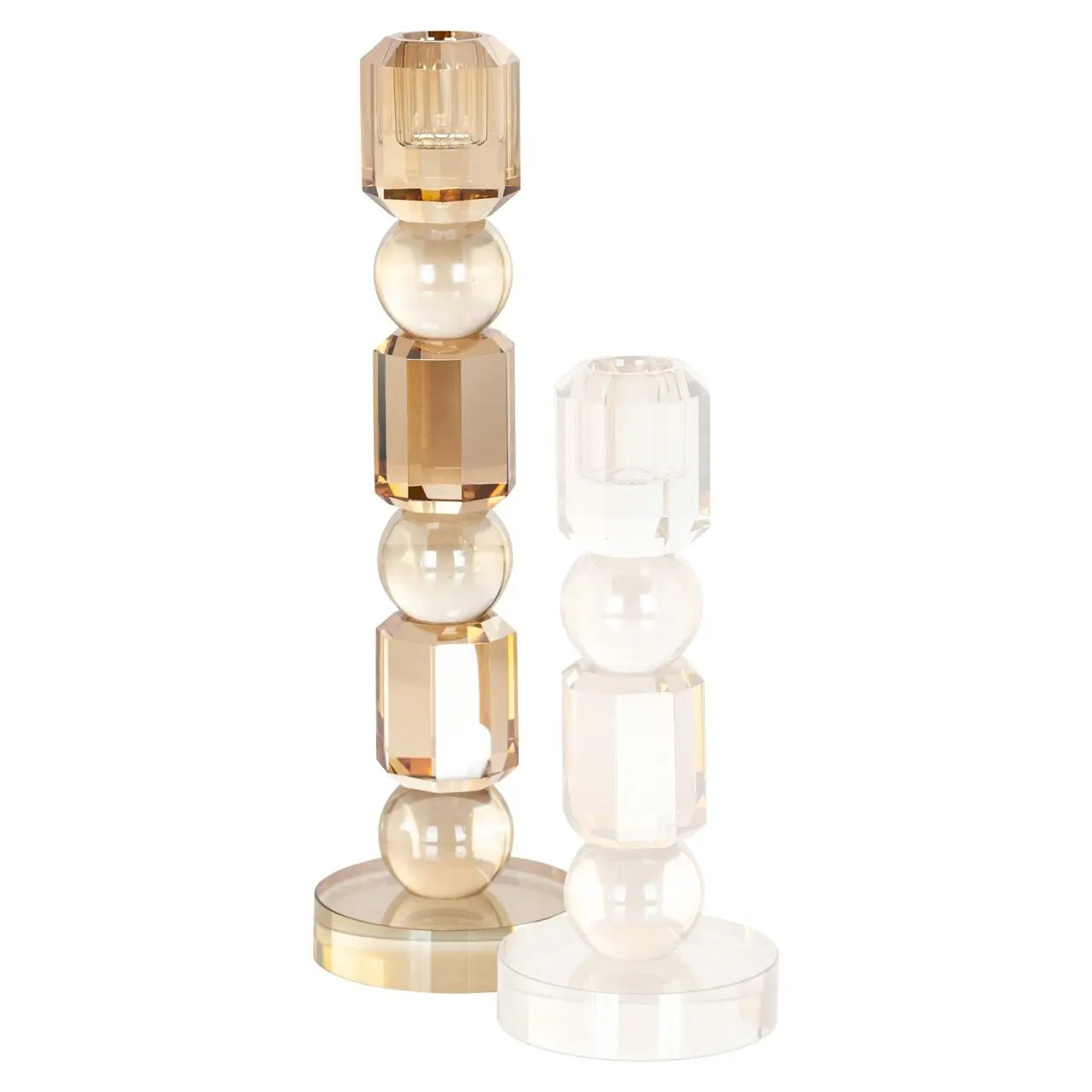 Candle holder Meral brown large