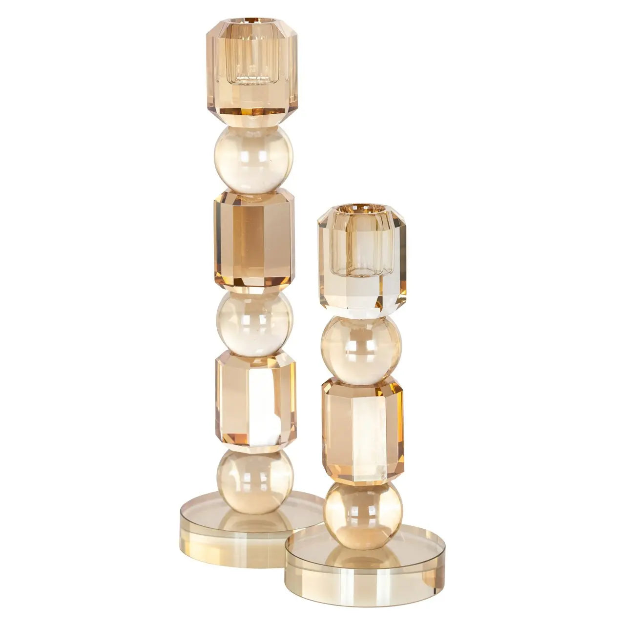 Candle holder Meral brown small