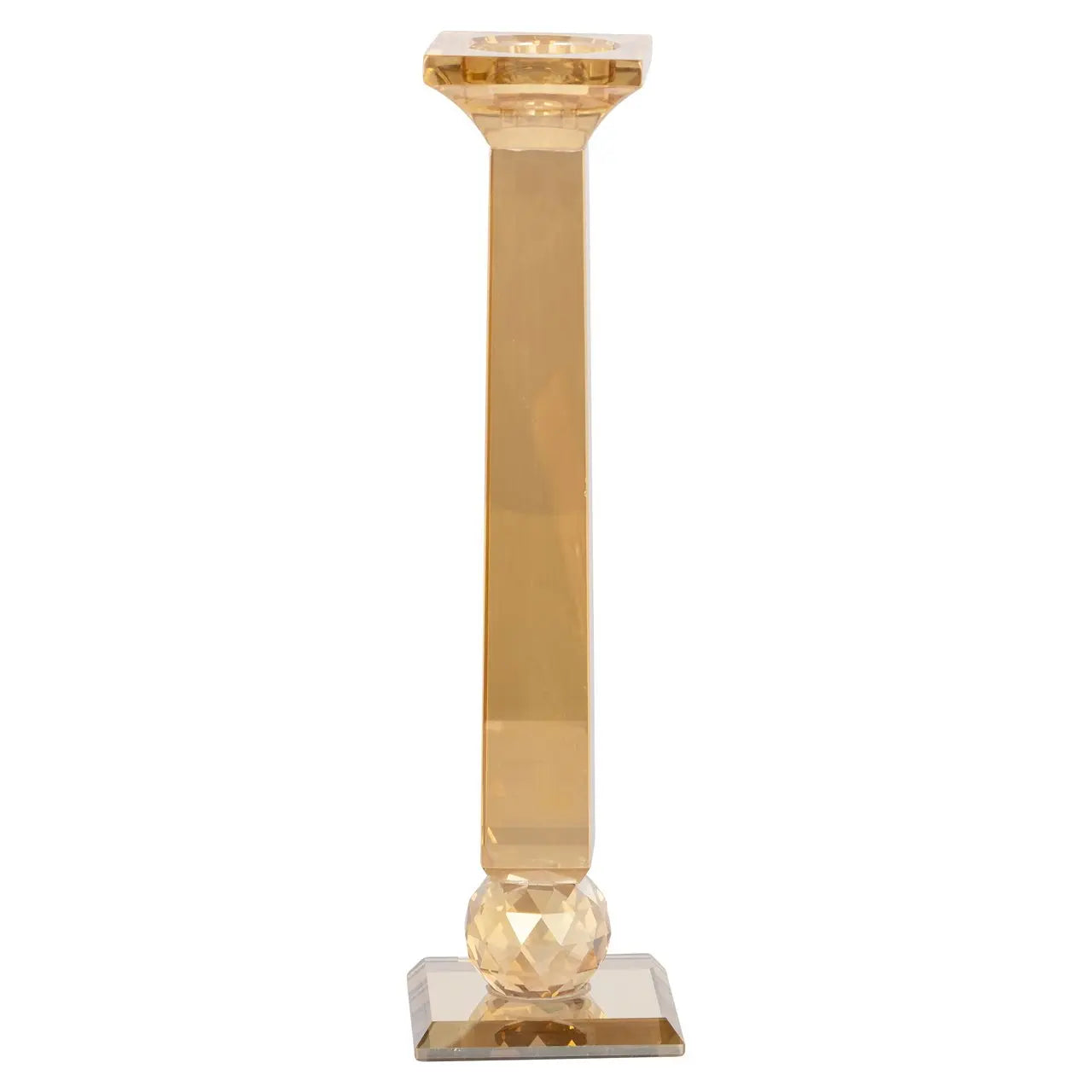 Candle holder Milou amber small