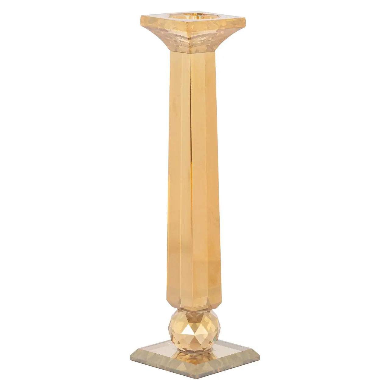 Candle holder Milou amber small