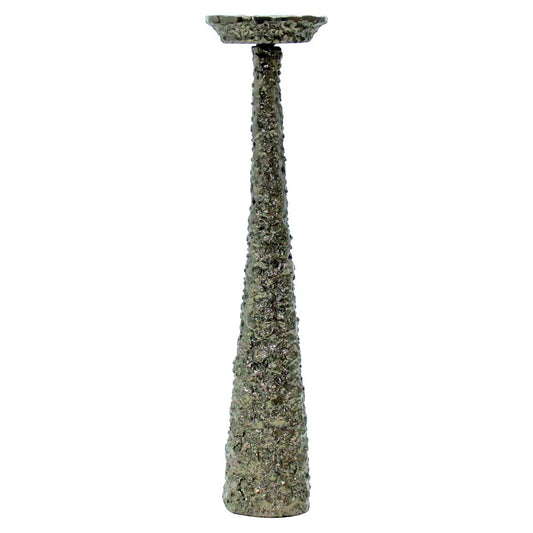 Candle holder Moan brushed gold small