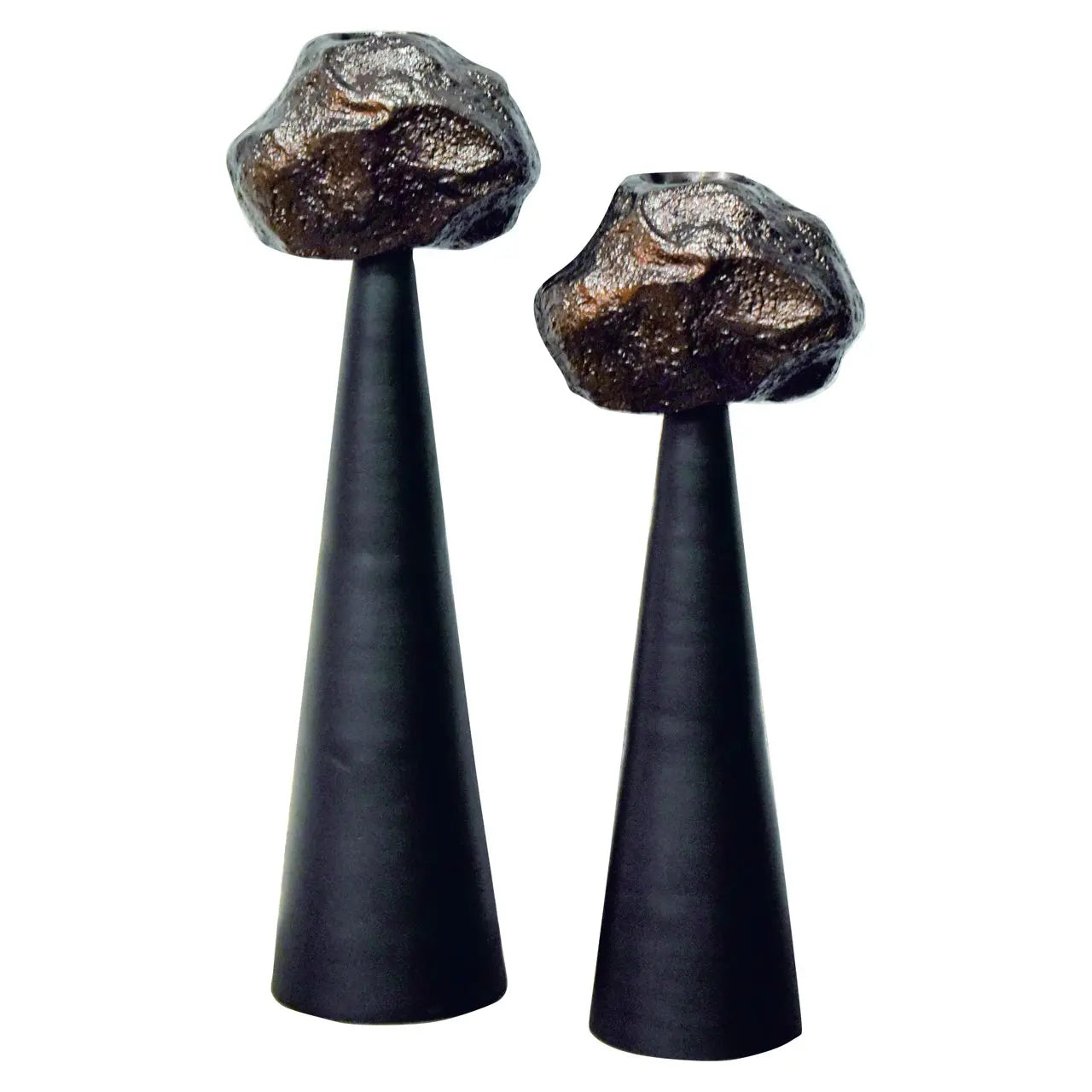 Candle holder Moira black small