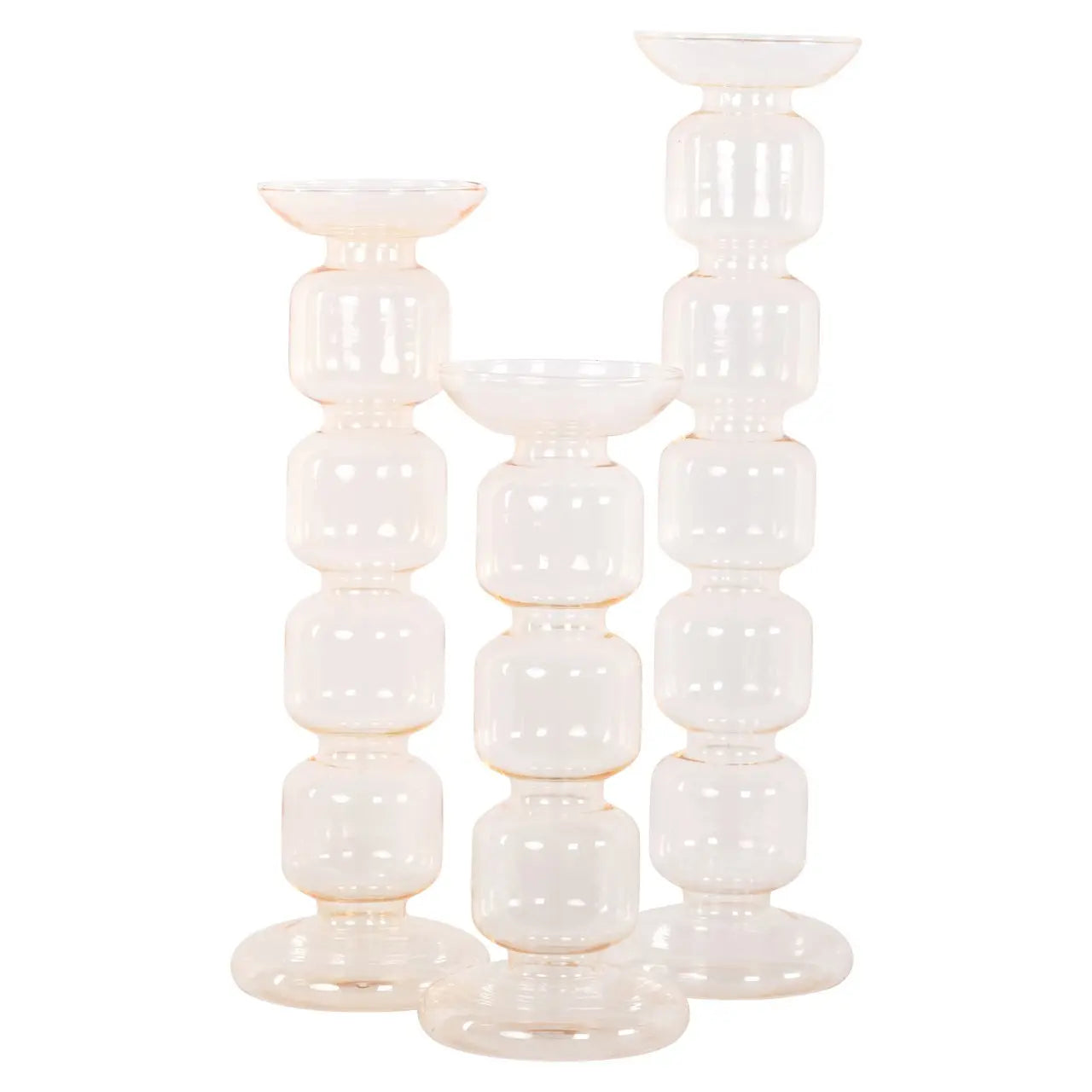 Candle holder Rabia amber large