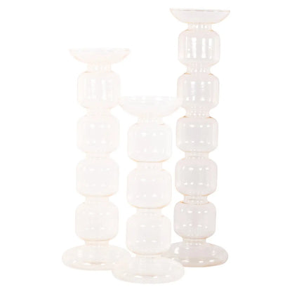 Candle holder Rabia amber large