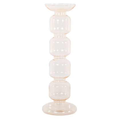 Candle holder Rabia amber medium