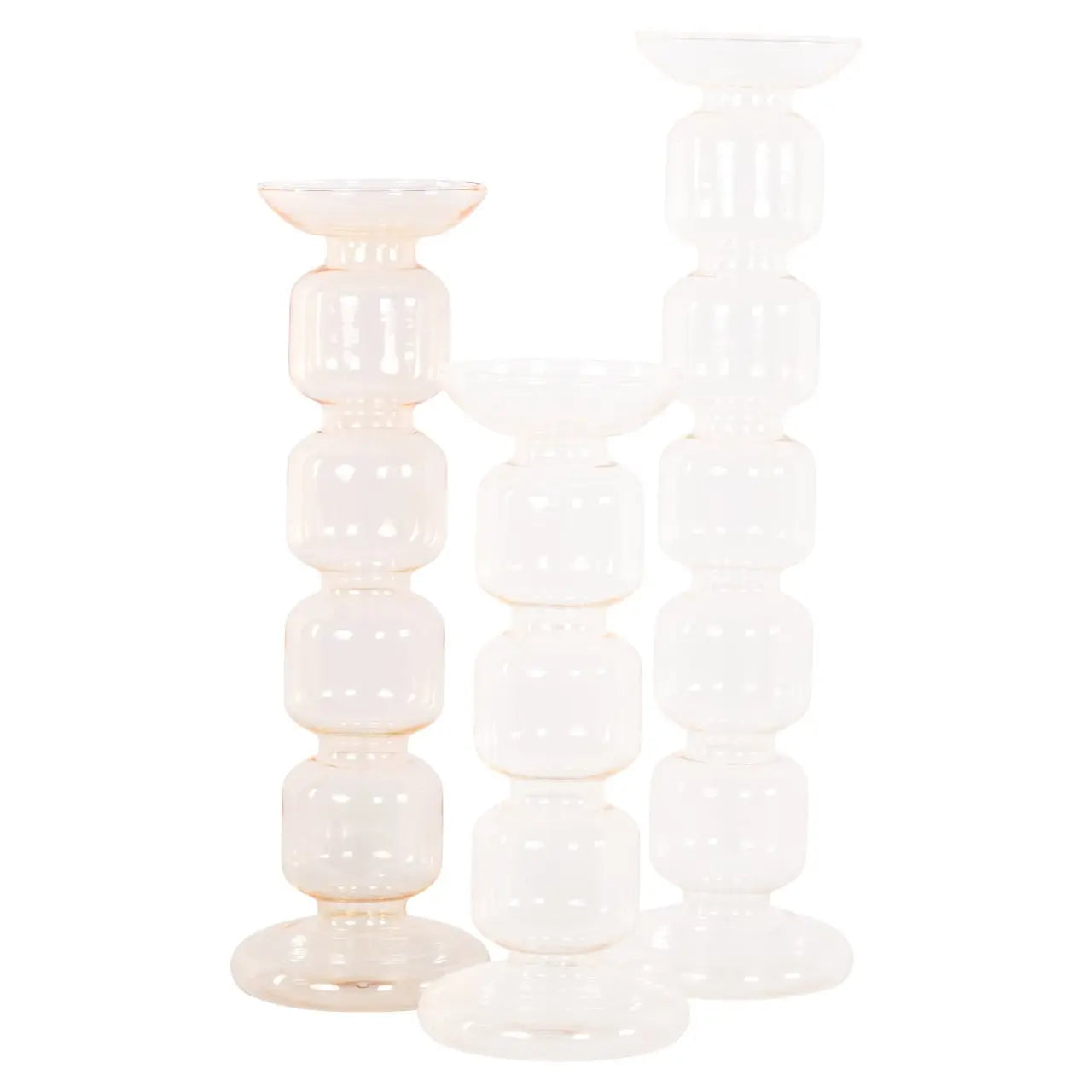 Candle holder Rabia amber medium