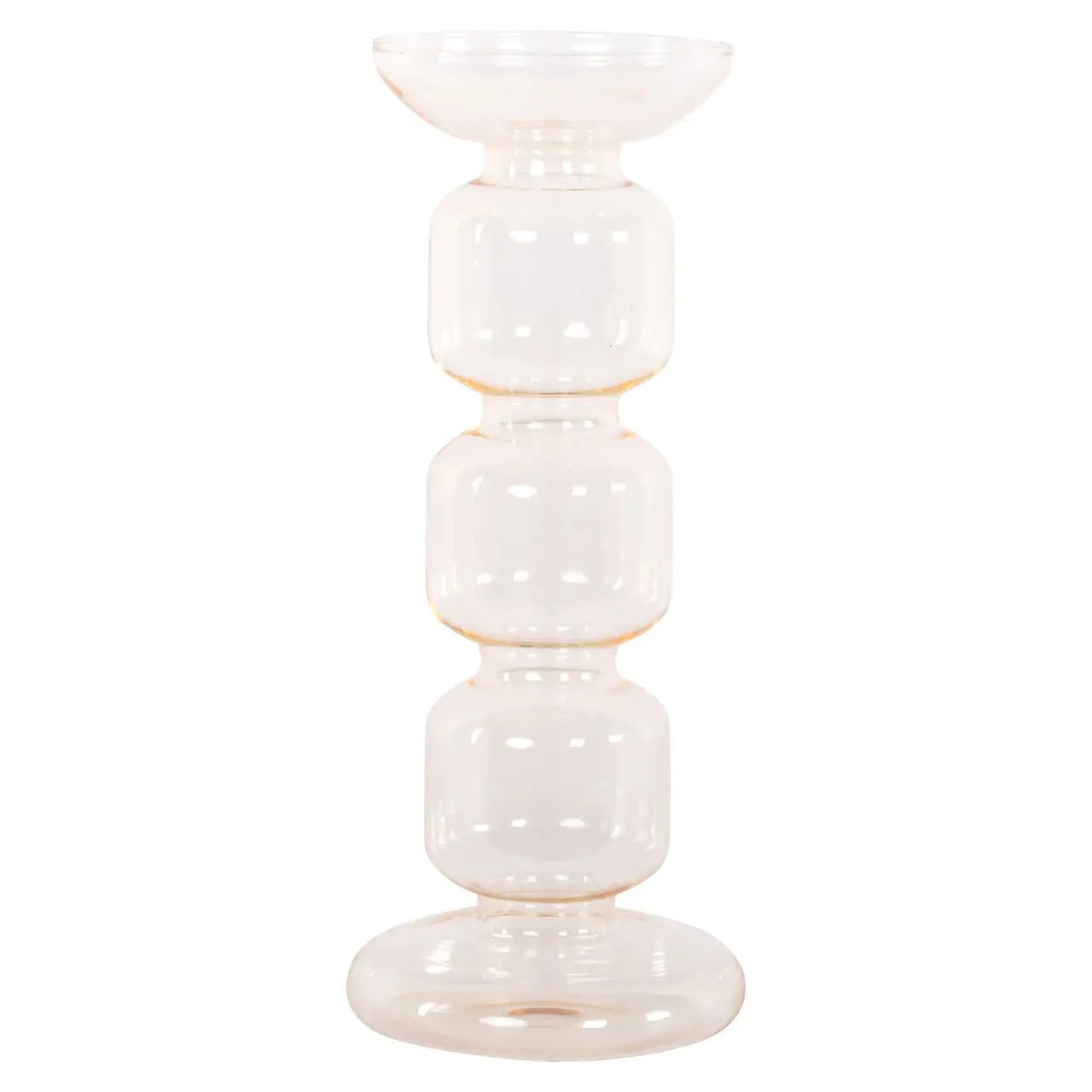 Candle holder Rabia amber small