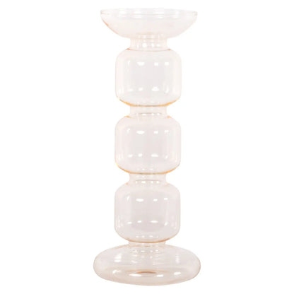 Candle holder Rabia amber small