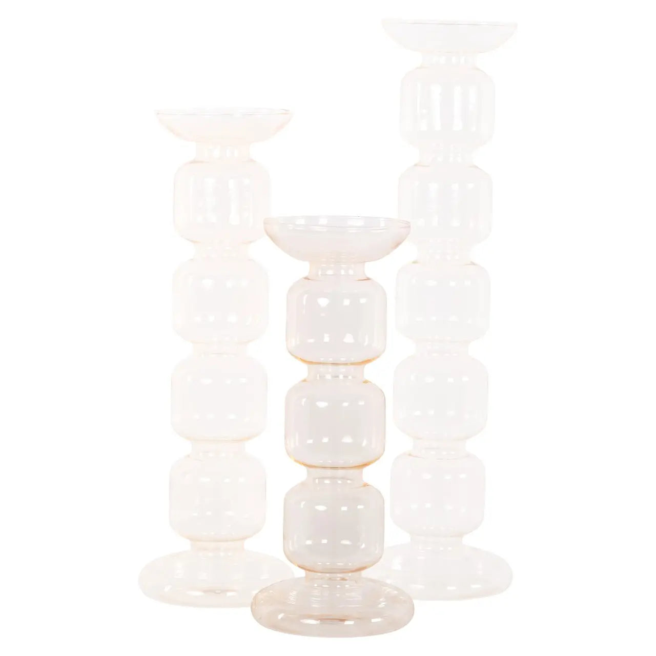 Candle holder Rabia amber small