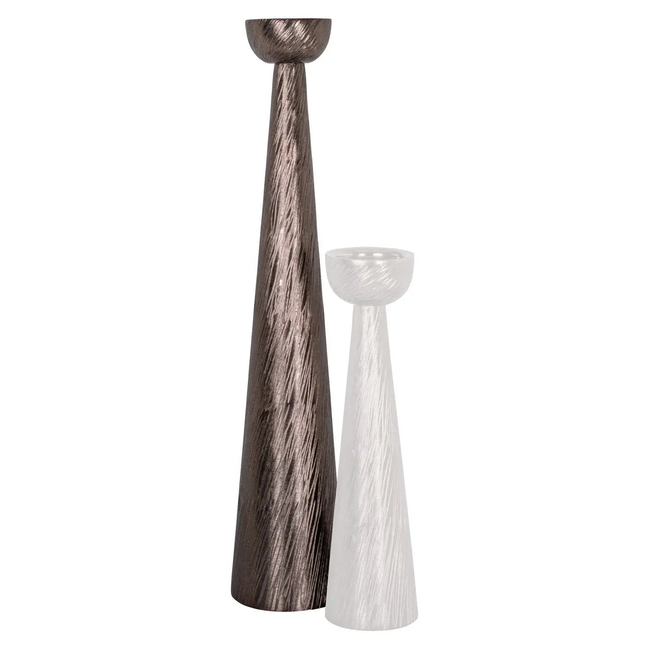 Candle holder Saphira smoke large