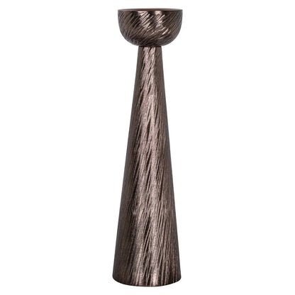 Candle holder Saphira smoke small