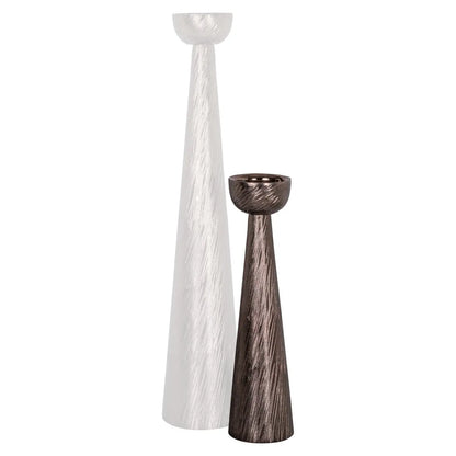 Candle holder Saphira smoke small