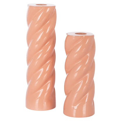 Candle holder Suzy pink large