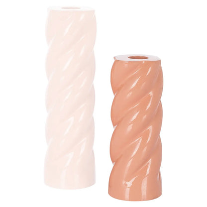 Candle holder Suzy pink small