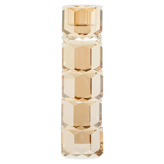 Candle holder Zofia amber