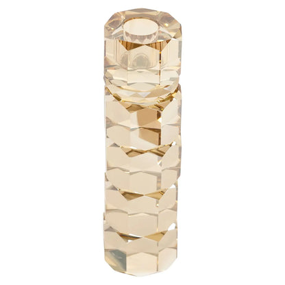 Candle holder Zofia amber