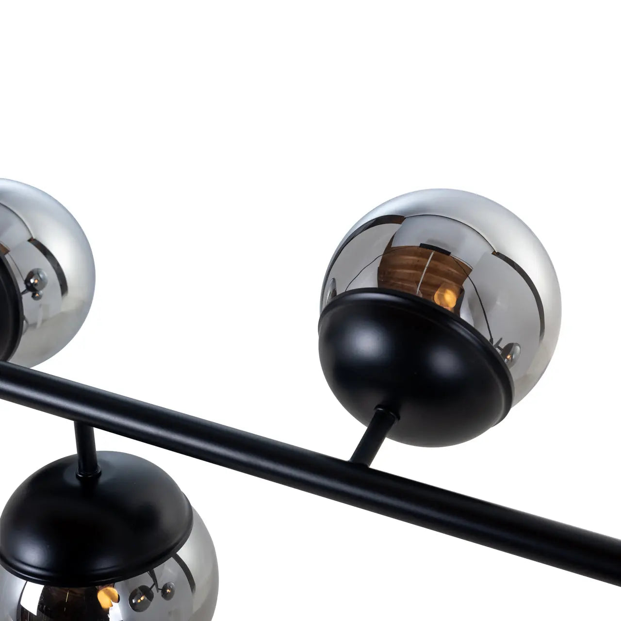 Chandelier Bente black smoked