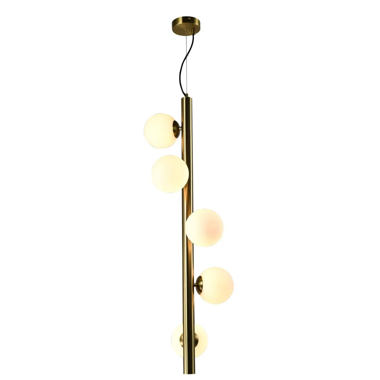 Chandelier Elorie brass antique