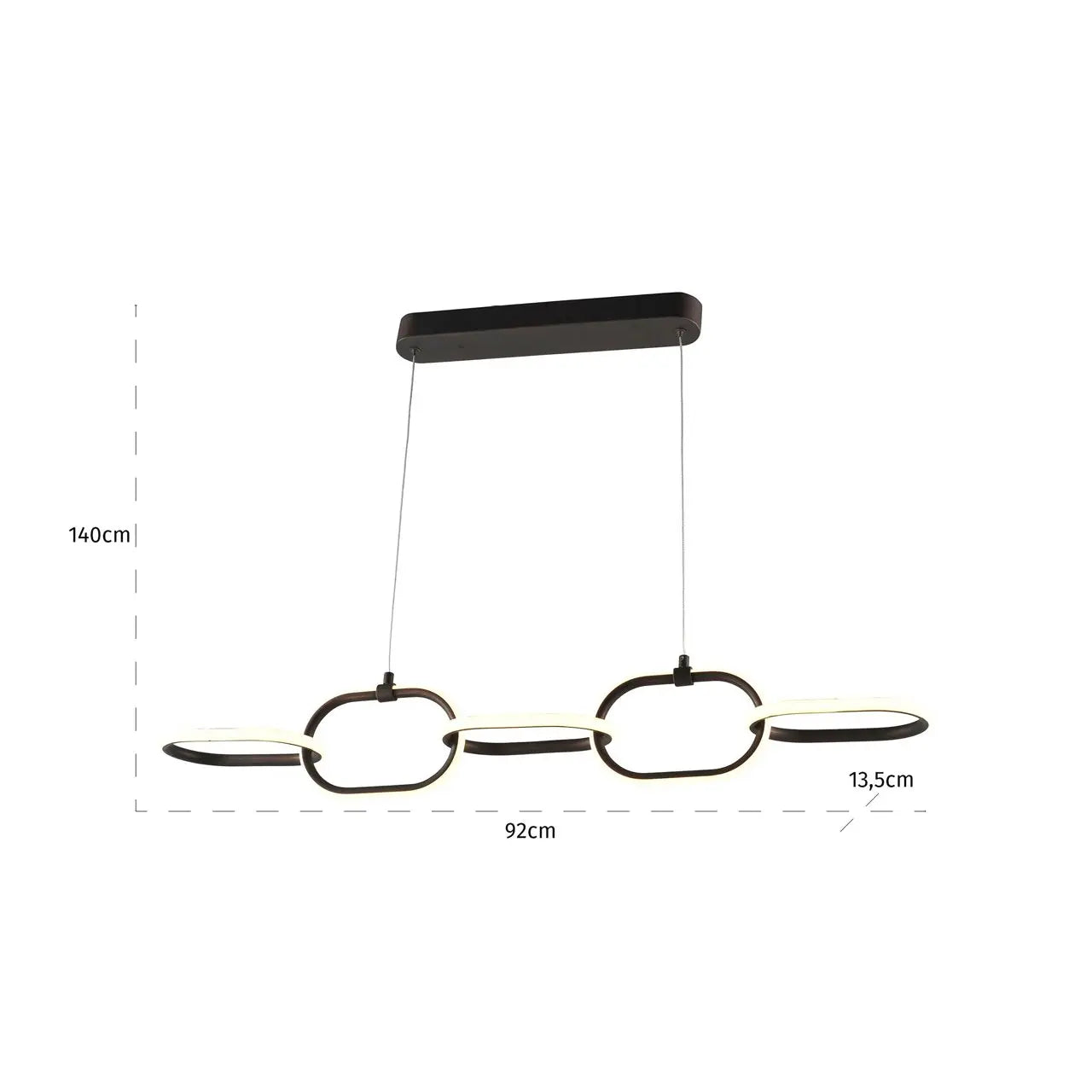 Chandelier Layn bronze