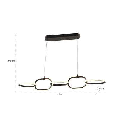 Chandelier Layn bronze