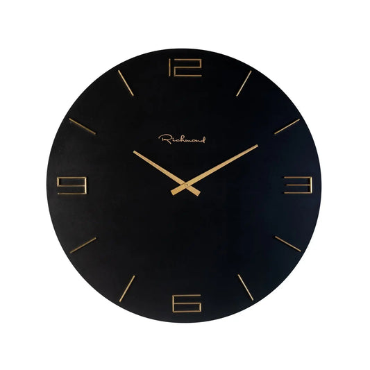 Clock Byram black/gold
