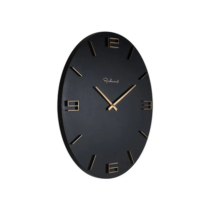 Clock Byram black/gold