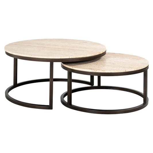 Coffee table Avalon bronze (Set of 2)
