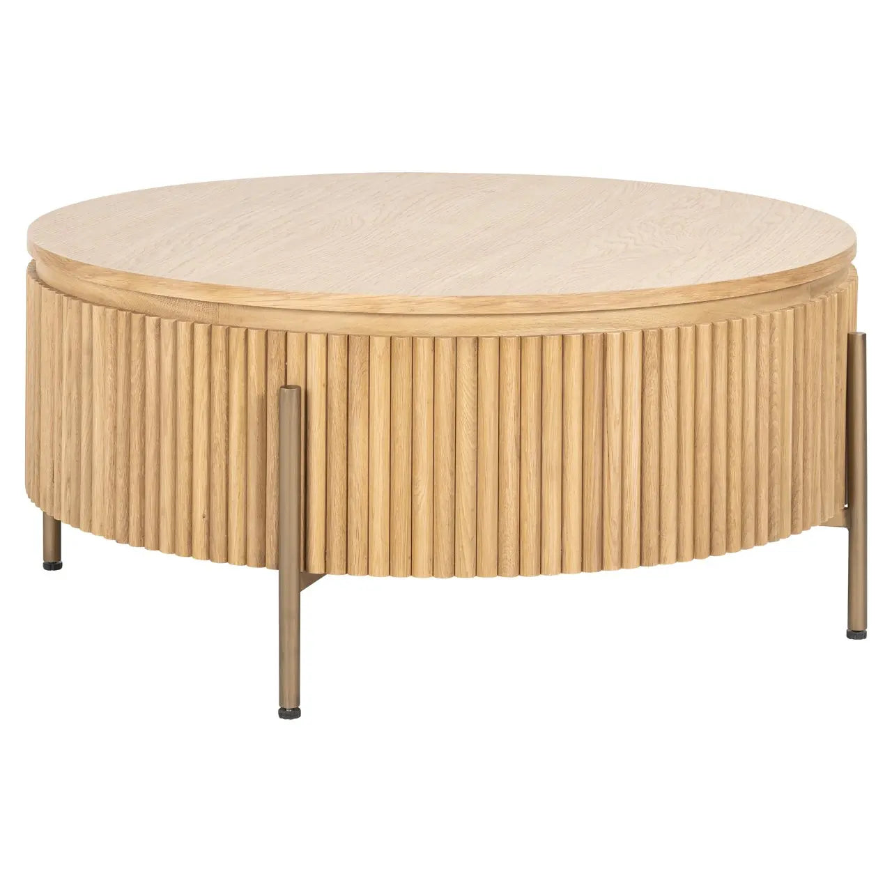 Coffee table Belfort natural oak 85Ø
