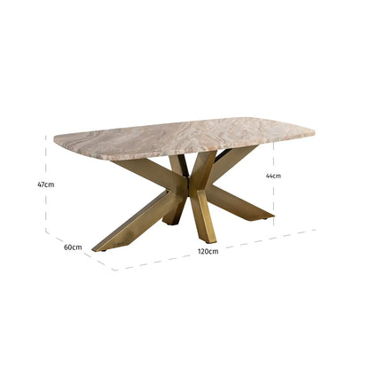 Coffee table Bottega Blush beige