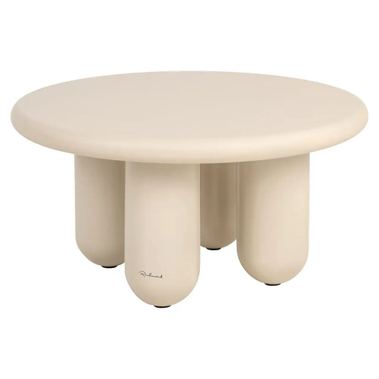 Coffee table Calma beige 80Ø