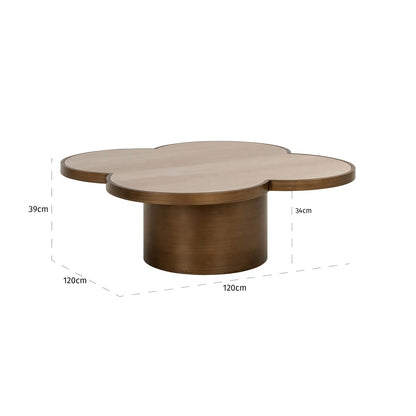 Coffee table Clover beige
