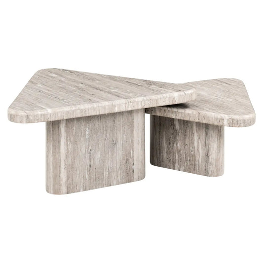 Coffee table Dwayne sand (Set of 2)