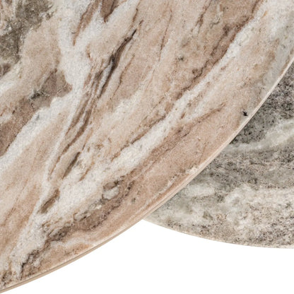 Coffee table Fairfax Blush beige (Set of 2)