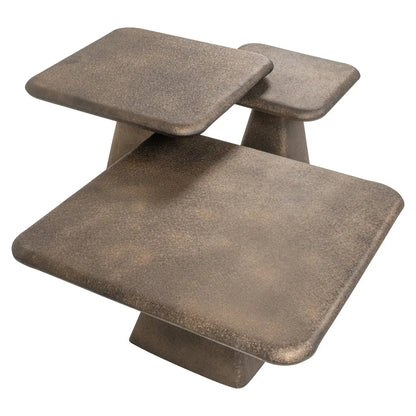 Coffee table Marlie gold (Set of 3)