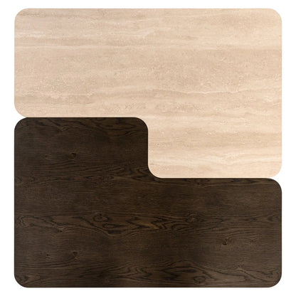 Coffee table Nando brown (Set of 2)