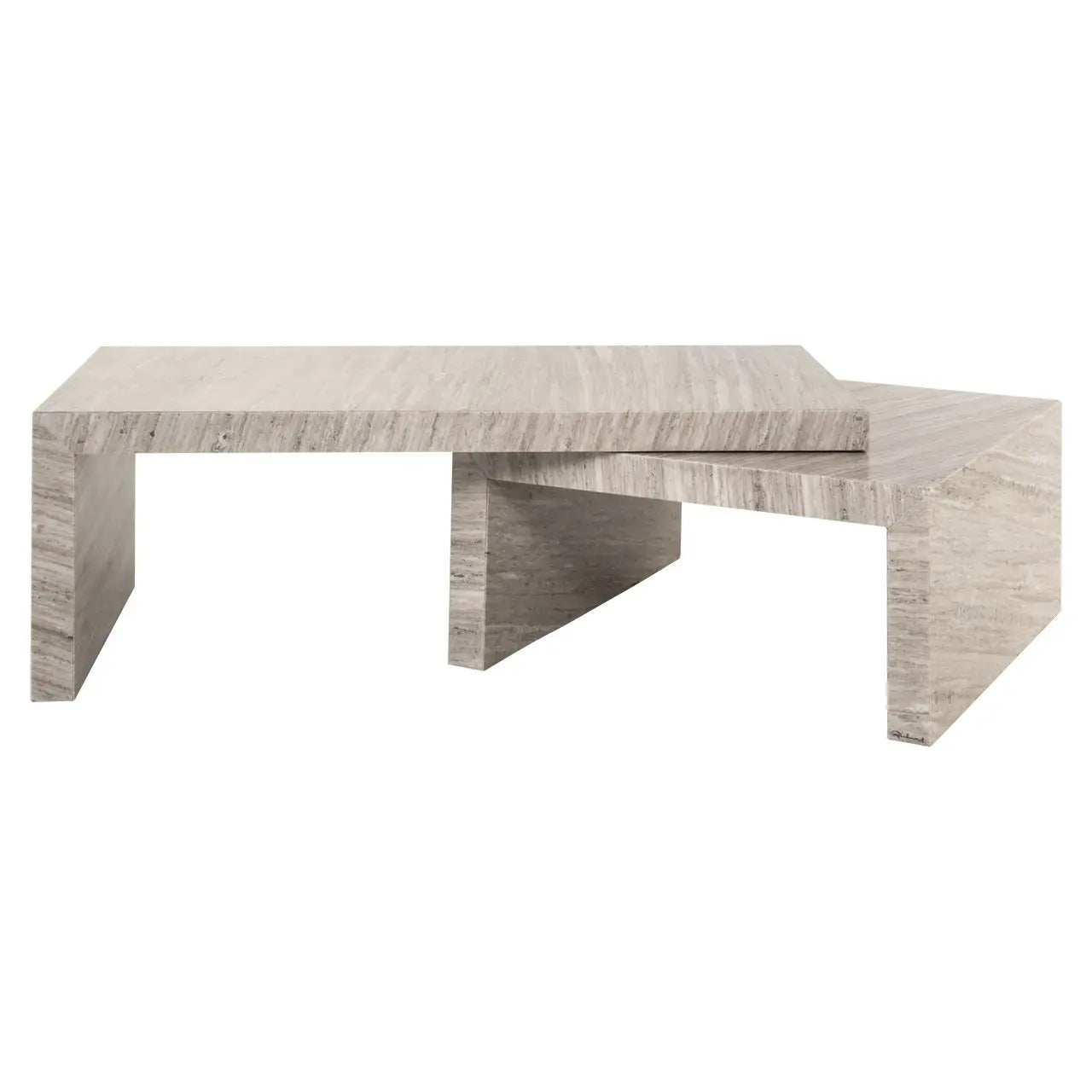 Coffee table Novaz sand (Set of 2)