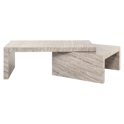 Coffee table Novaz sand (Set of 2)