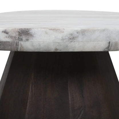 Coffee table Oberoy Blush beige 80Ø