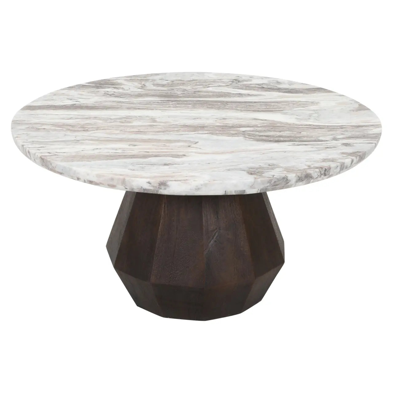 Coffee table Oberoy Blush beige 80Ø
