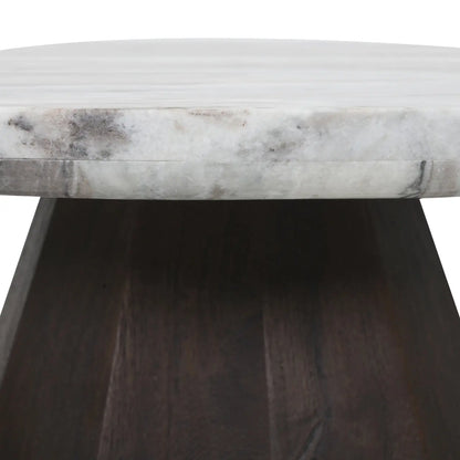 Coffee table Oberoy Blush beige 80Ø